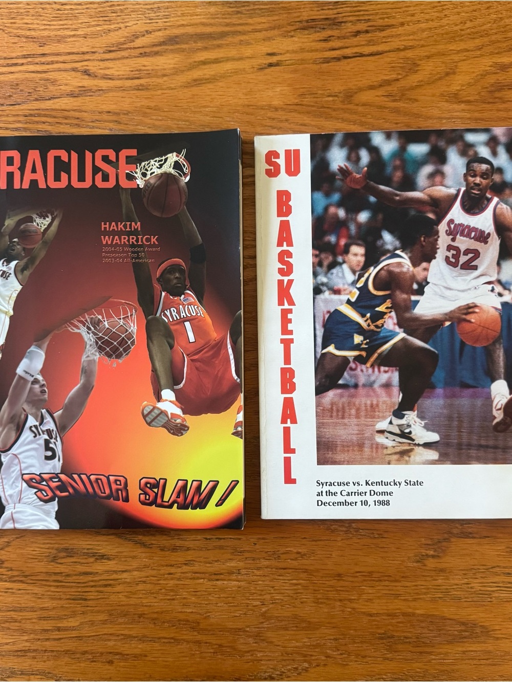 Vtg 2004-05 S.U. Basketball Senior Slam Magazine Pace/Warrick Cover G-Mac Back - Picture 1 of 10